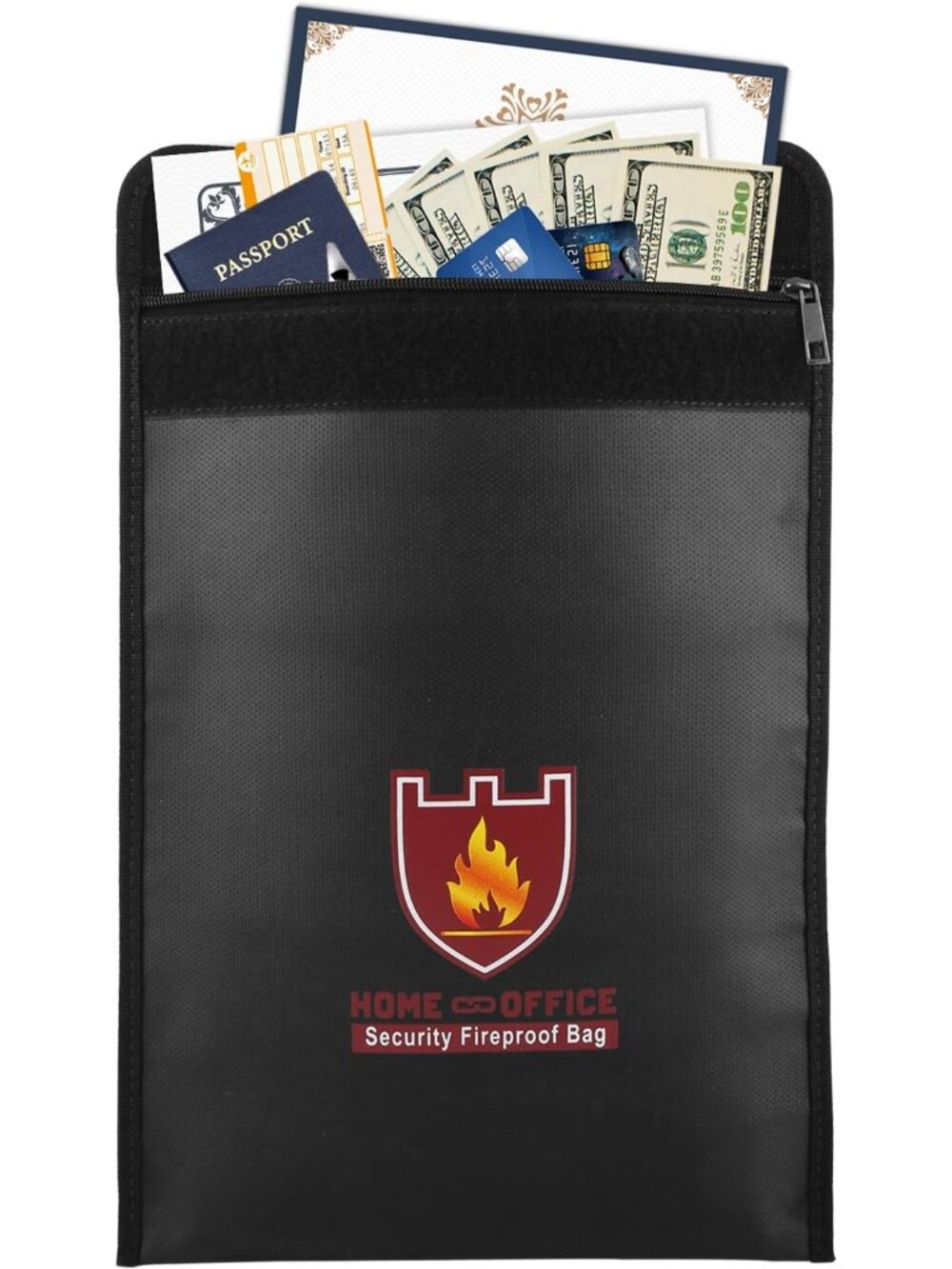 Fireproof Money and Document Bag, 15 x 11 Inch